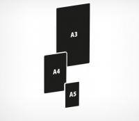 Черная табличка для нанесения надписей А1-А5
